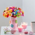 thumbnail image 4 of Hearth & Gear Flower Craft Kit For Kids Make Your Own Flower Bouquet With Buttons And Flowers DIY Vase Art And Craft For Kids Board Games for Kids 3-4 Years Old Hund Board Math Kid Building Activities, 4 of 7