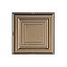 thumbnail image 3 of Fasade Easy Installation Portrait Argent Bronze Glue Up Ceiling Tile/ Ceiling Panel (12" X 12" Sample), 3 of 3