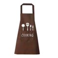 thumbnail image 2 of Household Kitchen Cooking Aprons Apron for Husband Wife Gifts Coffee B 1, 2 of 7
