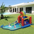 thumbnail image 2 of Costway Inflatable Kid Bounce House Slide Climbing Splash Pool Jumping Castle, 2 of 9