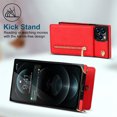 thumbnail image 3 of Wallet Case for iphone PU Zipper Wallet Smartphone Case with Card Holder & Shoulder Strap, 3 of 5