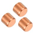 thumbnail image 1 of Unique Bargains 1/2 Inch ID Copper Pipe Fitting End Cap Sweat Plug Solder Connection Plumbing HVAC Air Conditioner 3 Pack, 1 of 6