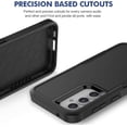 thumbnail image 4 of [PST] Samsung Galaxy S23 FE Hard Case, Dual Layers Heavy Duty Rubber Armor Bumper Hard Case Cover, 4 of 5