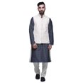 thumbnail image 1 of Atasi Ensemble Kurta Pyjama Ethnique Classique à Manches Longues Imprimé pour Hommes Tenue Décontractée, 1 of 5