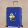 thumbnail image 1 of Luggage Cover Scratch Resistant Trolley Protective Case Apply To 18-32 Inch Golden Flower Print Suitcase Travel Accessory Covers 8Golden flower E XL (29-32inch), 1 of 6