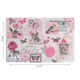 thumbnail image 2 of IH Casa Decor Plastic Placemat Rosy Postcard - Set of 12, 2 of 3