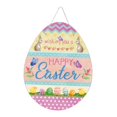 thumbnail image 3 of Abbracc Easter Decoration Door Sign Easter Bunny Rabbit Sign for Holiday Garden Yard C, 3 of 9