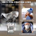 thumbnail image 3 of Safety Glasses Over Glasses Goggles Protective Eyewear For Work - Anti Fog Shooting Glasses Eye Protection With Clear Vision,scratch & Uv Resistant Sa, 3 of 5
