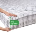 thumbnail image 4 of Gogreen 100% Cotton Christmas Sheet Set Full Size, Christmas Plaid, 3PC Set, Breathable Bed Sheet for Hot Sleeper and Night Sweats, Deep Pocket Up to 16 Inches, 4 of 8