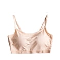 thumbnail image 1 of Xfvqtps Womens Bras Wireless Solid Color Adjustable Spaghetti Strap Elastic Pullover Comfortable Breathable Daily Bras Beige, 1 of 6