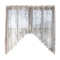 thumbnail image 2 of CaiYueKe Lace Curtain Half Window Shade Kitchen Bathroom Doorway Privacy Sheer Panel Valance Decorative Living Room Bedroom Modern Stretch Rod Cover Design, 2 of 7