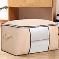 thumbnail image 4 of Vaidha Heavy Duty Storage With Reinforced Handles Extra Large Storage Bags For Clothes Tote Bag Double Zipper For Space Saving Travel, 4 of 6