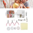 thumbnail image 3 of Loose Beads Jewelry Making Set, Decorations Jewelry Making Supplies Complete Set with Storage Box for Studio, 3 of 7