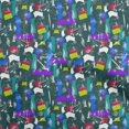 thumbnail image 1 of oneOone Polyester Spandex Teal Green Fabric Abstracts Craft Projects Decor Fabric Printed By The Yard 56 Inch Wide, 1 of 5