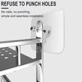 thumbnail image 3 of 2pc Traceless Screw Stickers, No Punching Hooks, Picture Frame Stickers, Wall Nails, Wall-Mounted Hooks, PVC & Stainless Steel Material, Strong Adhesion, Suitable for Glass Tile Metal, 3 of 9