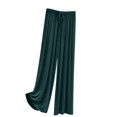 thumbnail image 1 of Timegard Pantalon de Pyjama pour Femmes à Jambe Grand, Taille Élastique avec Cordon, Ample et Confortable, Tenue d'Intérieur Décontractée, Pantalon de Pyjama, 1 of 3