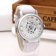 thumbnail image 4 of Montre-bracelet pour Homme de Luxe en Acier Inoxydable à Quartz, Sport Militaire, Cadran à Bracelet en Cuir B, 4 of 4