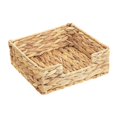 thumbnail image 2 of Wicker Woven Basket Tissue Box Cover Napkin Holder Snacks Serving Tray Container Square, 2 of 9