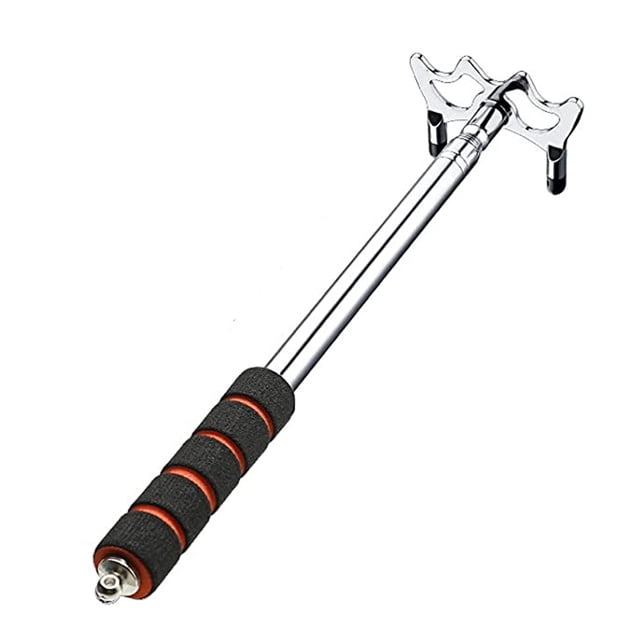 Redempat Queue de Billard en Acier Inoxydable Kit de Remplacement Rétractable Artisanat Antidérapant Fournitures Sportives Bâton de Piscine Fourche Basse