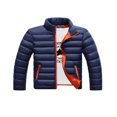 thumbnail image 1 of Men‘s Winter Warm Jacket Stand Collar Packable Casual Down Overcoat, 1 of 4