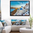 thumbnail image 3 of Design Art Belles Maisons De Santorini Grèce  Sur Toile Encadrée, 3 of 3