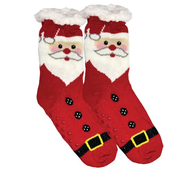 Chaussettes Thermiques Sherpa d'Hiver Doublées en Polaire Chaudes Antidérapantes pour Hommes et Femmes