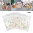 thumbnail image 1 of 100PCS Self Adhesive Cookie Bags Plastic Clear Bags Sealable Candy Bags For Packaging Candy Cookies Gift Giving, 1 of 7