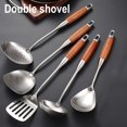 thumbnail image 2 of RYGRZJ Stainless Steel Wok Spatula Ladle Set Long Handle Wok Spatula/Turner & Ladle`, 2 of 4