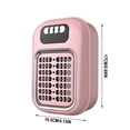 thumbnail image 3 of TopLLC Mini Heater Small Household Heater Electric Heater Portable Wall Mounted Hot Fan Silent Office Mini heater, 3 of 5