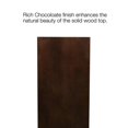 thumbnail image 2 of Leick Furniture Table d'Appoint en Bois pour Chaise Inclinable, Fini Chêne Chocolat, 2 of 5