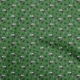 thumbnail image 1 of oneOone Cotton Flex Green Fabric Bird Craft Projects Decor Fabric Printed By The Yard 40 Inch Wide, 1 of 5