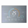thumbnail image 2 of Smart Thermostat Programmable Touchscreen LCD Boiler Heating Thermoregulator with Weather Index Humidity Display for Home House Boiler Heating System Black White Silver, 2 of 7
