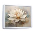 thumbnail image 2 of Designart Lotus framed wall art decor, Lotus framed wall Art, Timeless Lotus Connection , Extra large White Framed Wall Art, 32x16 inches White Color Frame, 2 of 5