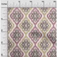 thumbnail image 1 of oneOone Cotton Poplin Fabric Argyle Ikat Decor Fabric Printed BTY 56 Inch Wide, 1 of 4