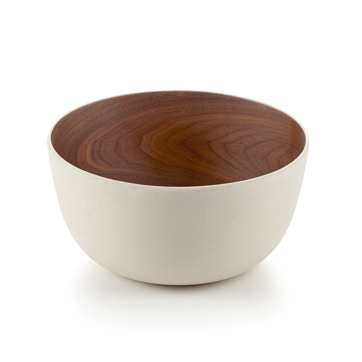 Bamboo Noyer Bol 14 cm Ensemble de 4