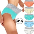 thumbnail image 1 of 5 Pcs Culottes Patchwork pour Femmes Culottes sous-Vêtements Culottes Bikini sous-Culottes, 1 of 8
