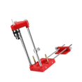 thumbnail image 3 of ziyahi Woodworking Punch Locator Drill Guide Adjustable Drilling Template Red, 3 of 9