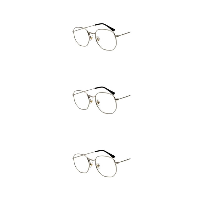 Redempat Fashionable Polarized Lens Small Frame Sun Glasses For Trendy Style silver frame C7 3Set