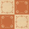 thumbnail image 1 of Ahgly Company Tapis de Zone Carré Lavable en Machine Orange Rouge Orange, 6 Pieds Carré, 1 of 7