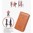 thumbnail image 4 of AKEGAMN Liquidation! Été Simple Simple Étuis Passeport Rentrée des Classes Charme Portefeuille de Voyage Infini Multifonction Fermeture Éclair Porte-Cartes de Voyage Blocage RFID Porte-Cartes [Fermeture Éclair pour Supplémentaire ] Comp, 4 of 9