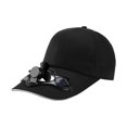 thumbnail image 2 of QualitChoice Fiber Solar Powered Fan Hat Durable Versatile Portable Convenient For All Activities Solar Fan Cap black, 2 of 6