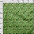 thumbnail image 3 of oneOone Georgette Viscose Green Fabric Ocean Life Craft Projects Decor Fabric Printed By The Yard 42 Inch Wide, 3 of 4
