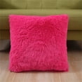 thumbnail image 2 of Short Plush Pillow Cover Sofa Cushion Solid Color Home Pillow Cover Bedside Backrest, 2 of 9
