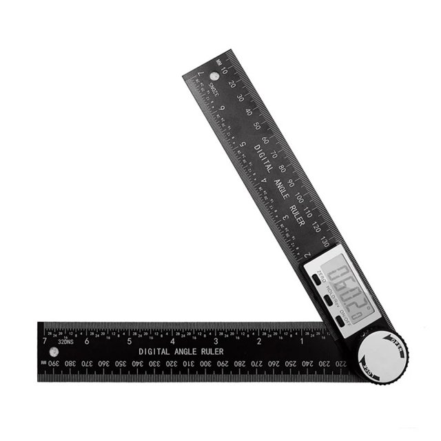 Two In One Digital Display Angle Ruler Multifunction Large Screen Display Plastic Protractor Caliper Vernier Caliper 1pc ,Long Lasting