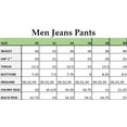 thumbnail image 5 of Men’s Ripped Skinny Fashion Biker Destroyed Slim Fit Denim Jeans Pants, 5 of 5