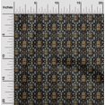 thumbnail image 2 of oneOone Cotton Silk Black Fabric Asian Kilim Sewing Craft Projects Fabric Prints By Yard 42 Inch Wide, 2 of 5
