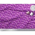 thumbnail image 2 of Soimoi Poly Georgette Fabric Flamingo Bird Print Sewing Fabric Yard 42 Inch Wide, 2 of 3