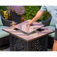 thumbnail image 3 of Endless Summer Darby Table de Foyer au Gaz LP Imprimée UV Carrée de 30 Pouces pour Extérieur, 3 of 12