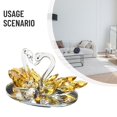 thumbnail image 3 of Crystal Swan Ornament Home Decoration Crafts Crystal Decoration Living Room, 3 of 5