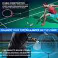 thumbnail image 4 of TFixol Lightweight Iron Alloy Badminton Racket Set with 3 Shuttlecocks - Pink, Blue, Green, White, or Black Options for Enhanced Court Performance, 4 of 6